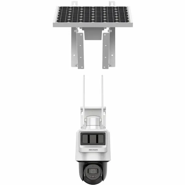 HIKVISION - DS-2DE2C400IWG-K/4G/C05S10 4MP Pro Solar-powered Security PT Camera Setup