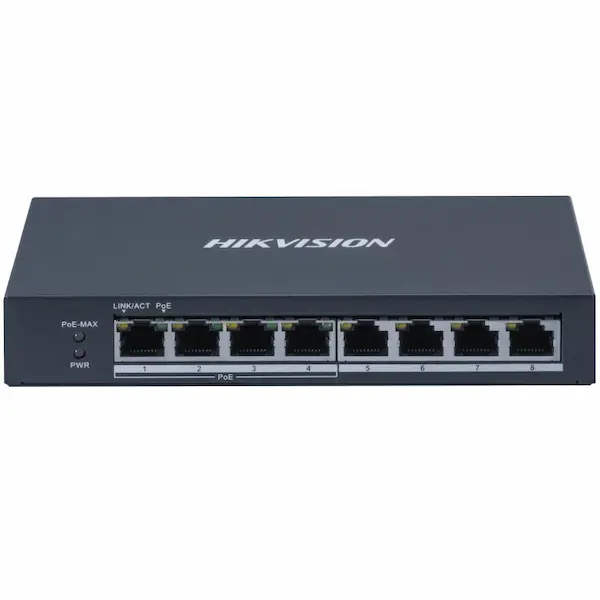 8-Port Gigabit Switch with 4 POE+- DS-3E0508P-O